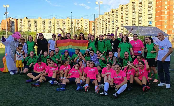 Le Zeudiners incontrano le ragazze della Dream Team Arciscampia