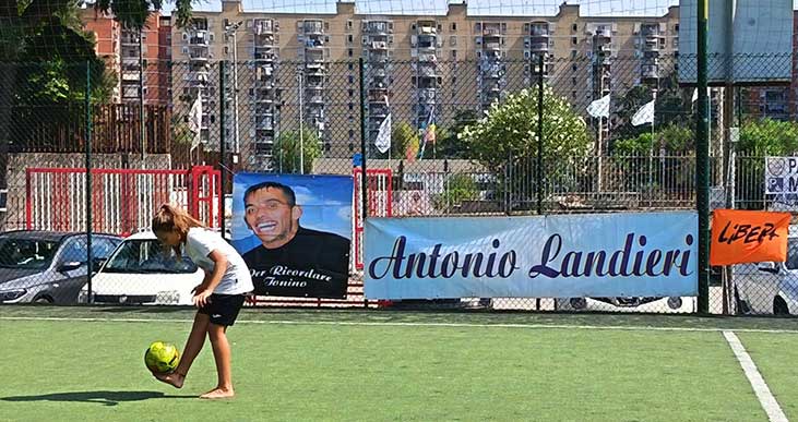 Scampia - Torneo di calcio "LIBERA In Gol" dedicato ad Antonio Landieri