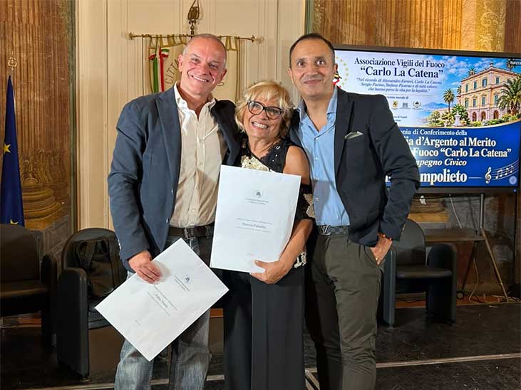 Medaglia d’argento al Merito e all’impegno Civile alla nostra Presidente Patrizia Palumbo